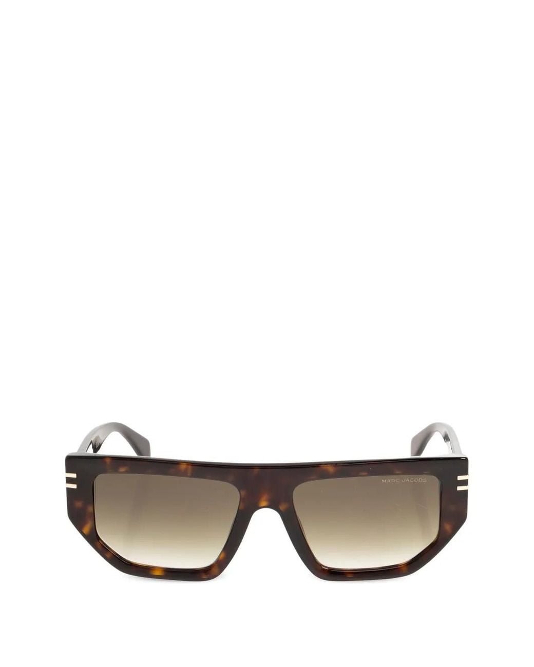 Marc Jacobs Gray Lunettes De Vue Géométriques À Effet Écaille De Tortue for men
