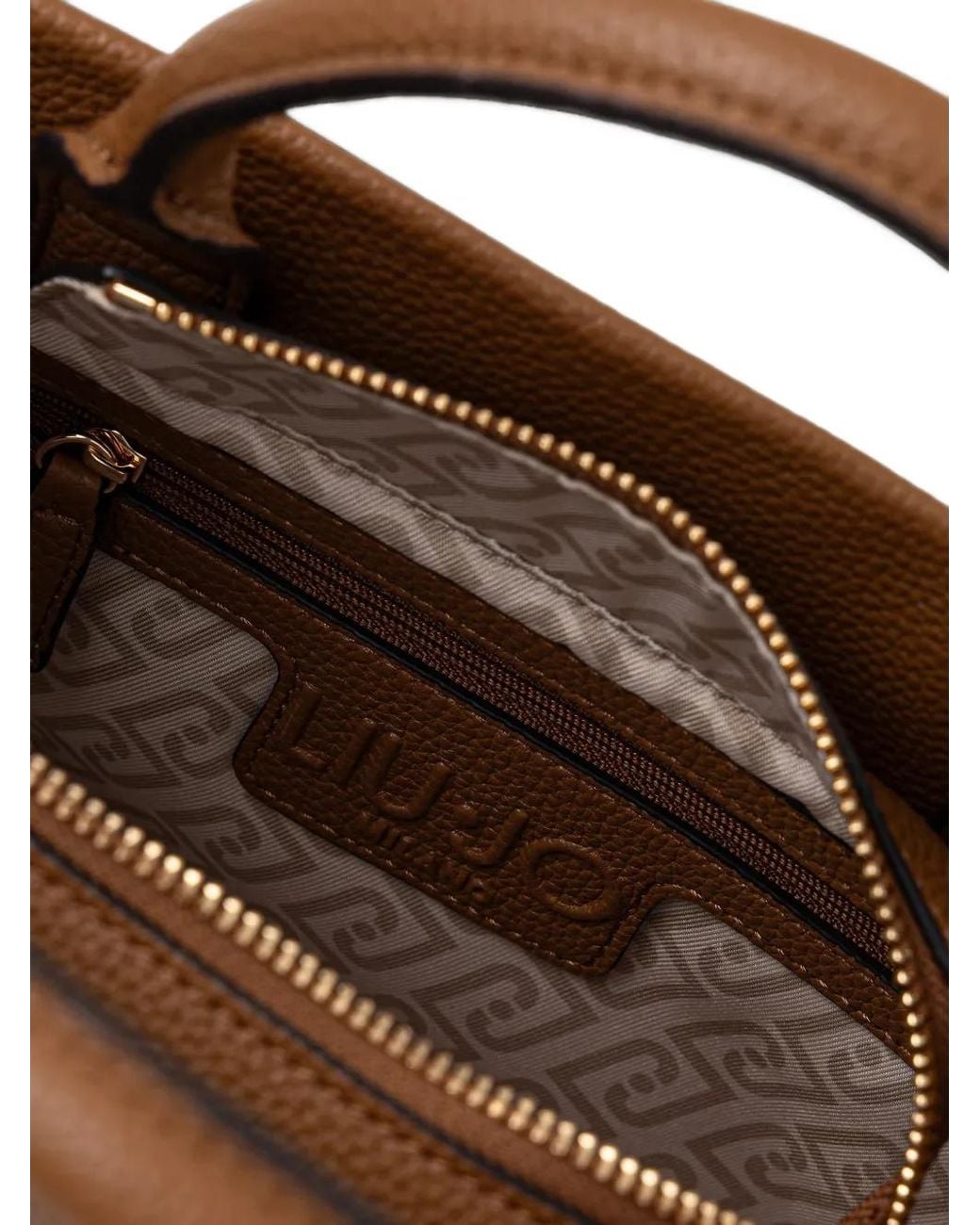 Liu Jo Brown Small Bag With Charm