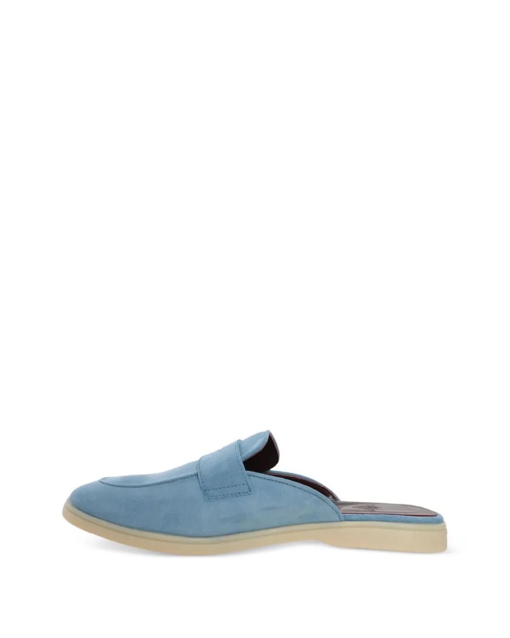 Bougeotte Blue Suede Mules