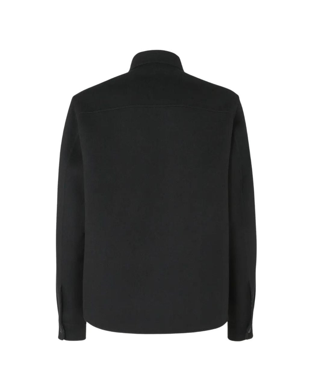 Fendi Black Button-Up Shirt Jacket for men