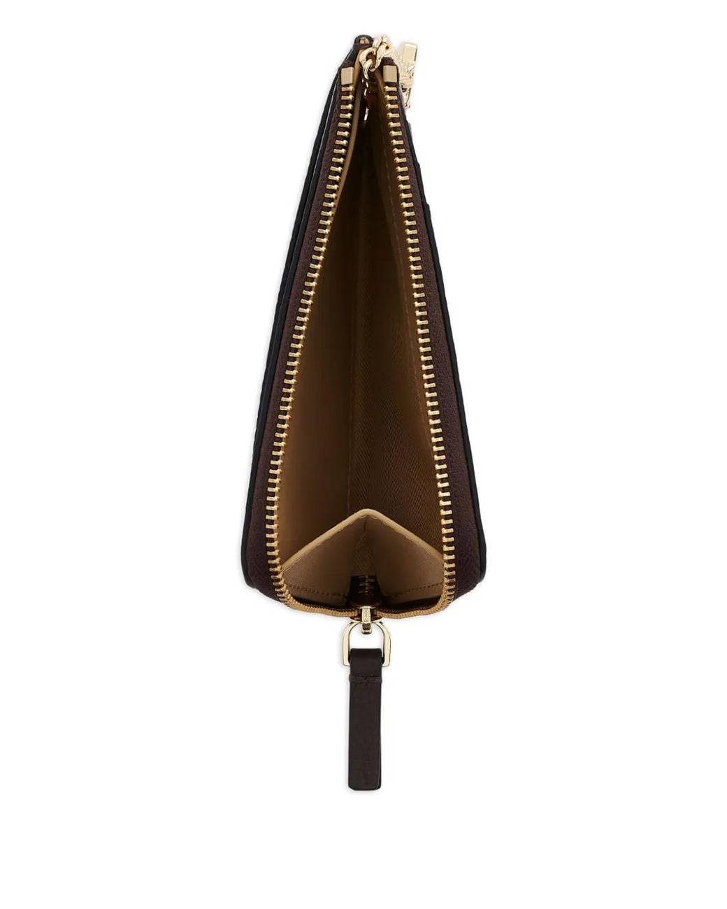 Marc Jacobs Brown The Leather Top Zip Multi Wallet