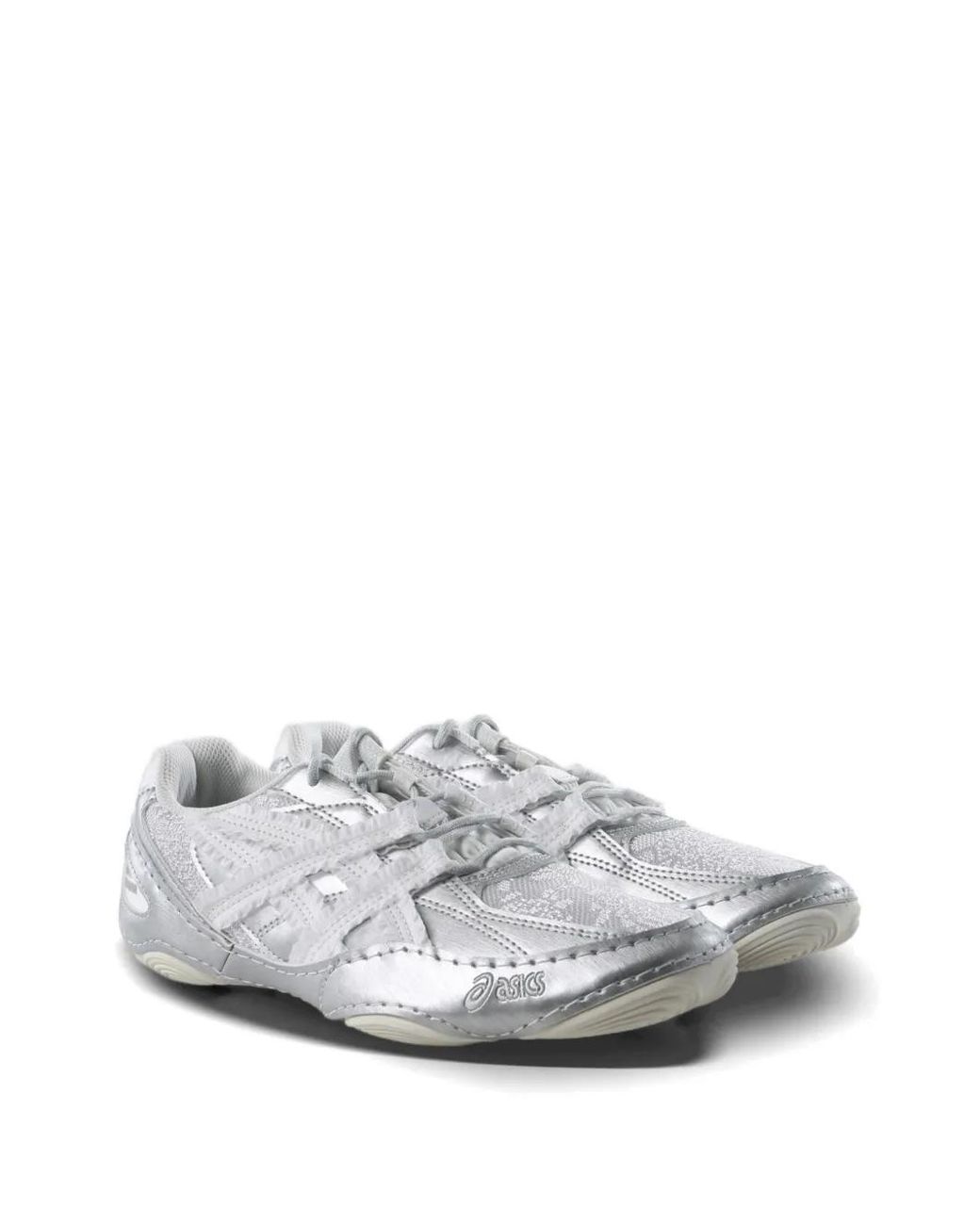Asics White Hypersync Metallic Sneakers