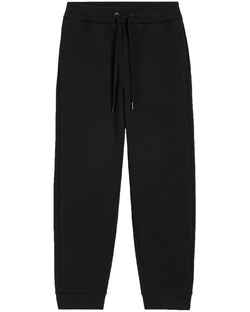 AMI Black Ami De Coeur Track Pants