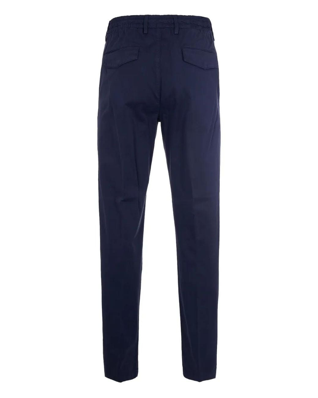 Eleventy Blue Drawstring Pants for men