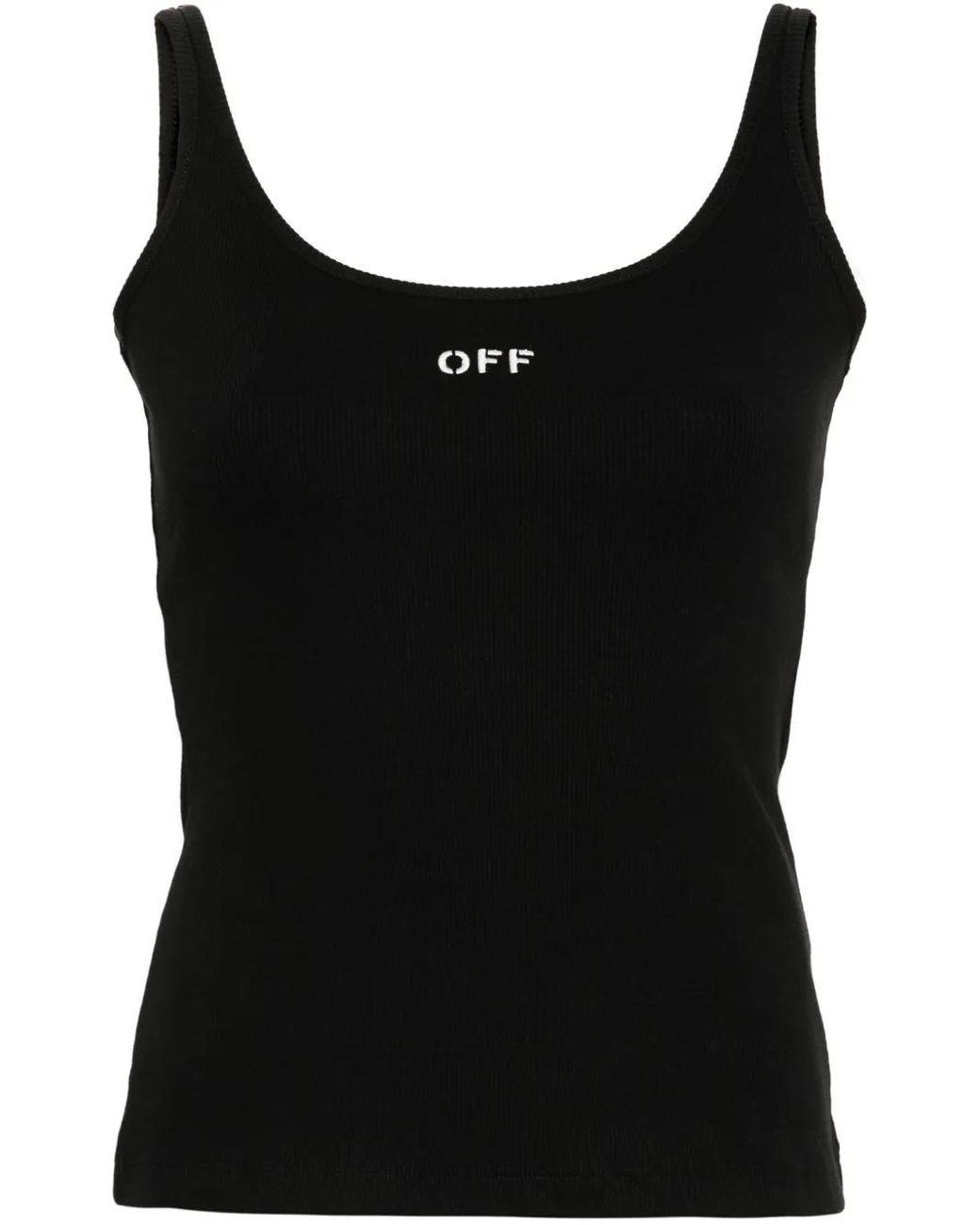 Off-White c/o Virgil Abloh Black Tank Top With Logo