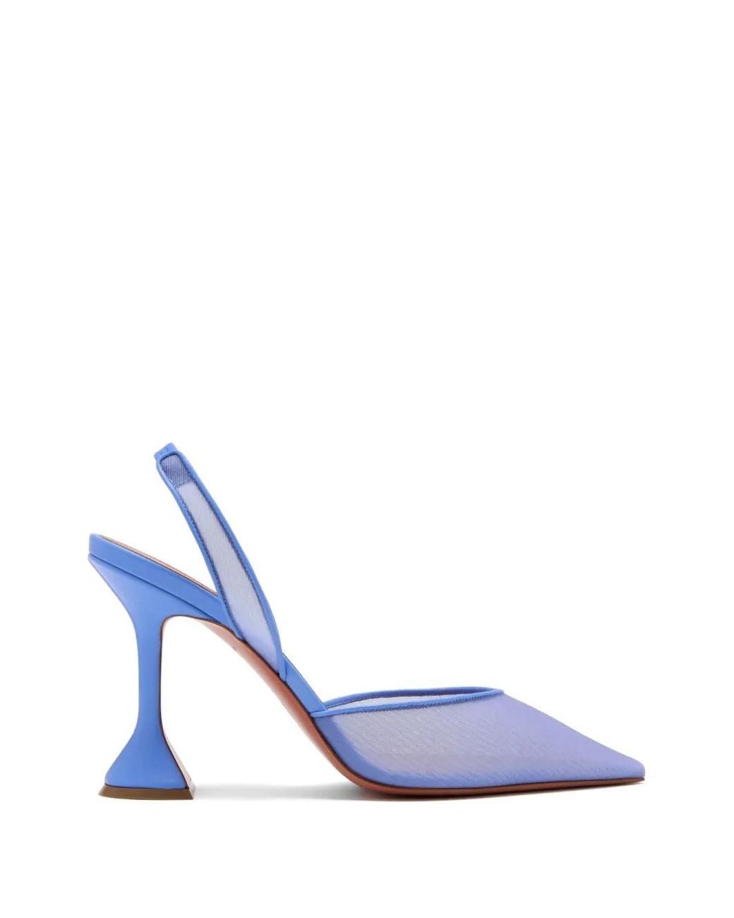 AMINA MUADDI Blue 95Mm Holli Heeled Pumps