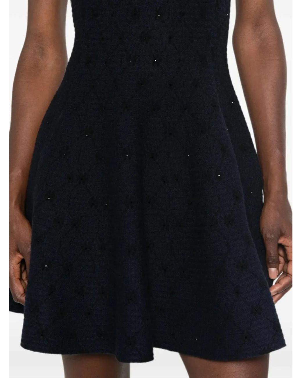 Maje Button-Up Mini-Jurk in het Blue