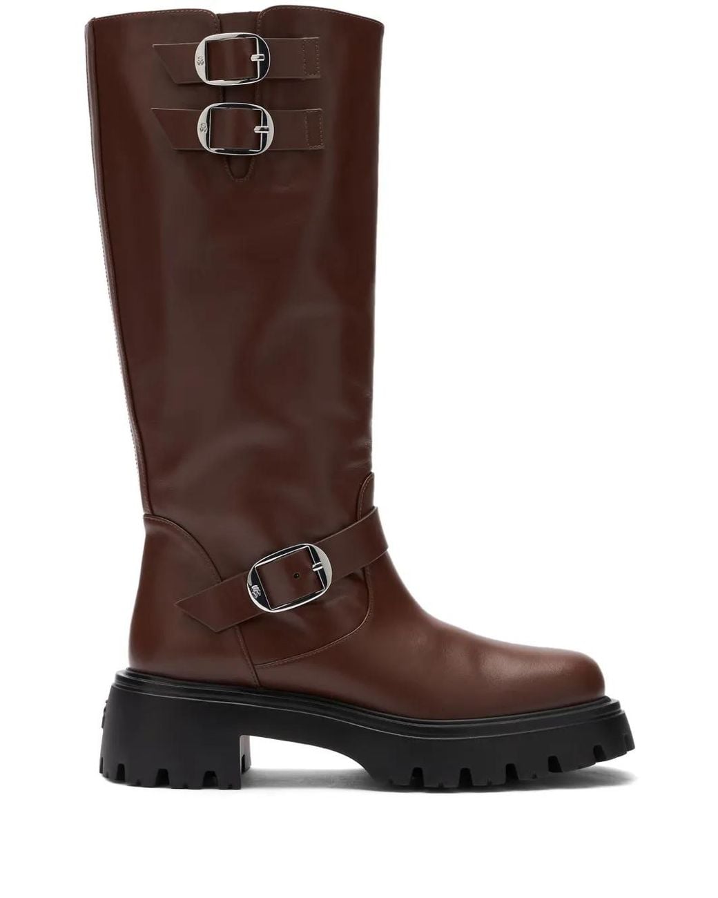 Stuart Weitzman Brown Emerson Moto Boot