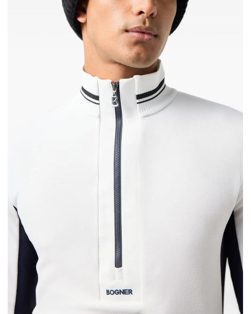Bogner Gray Harvey Fleece Performance Top for men