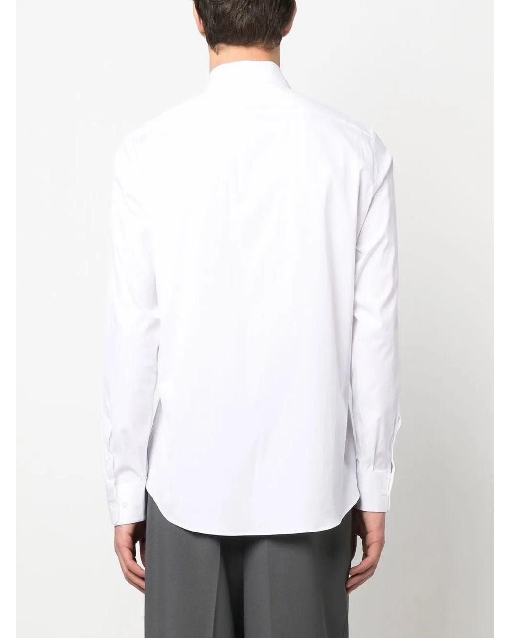 Camisa Con Corte Slim Lanvin de hombre de color White