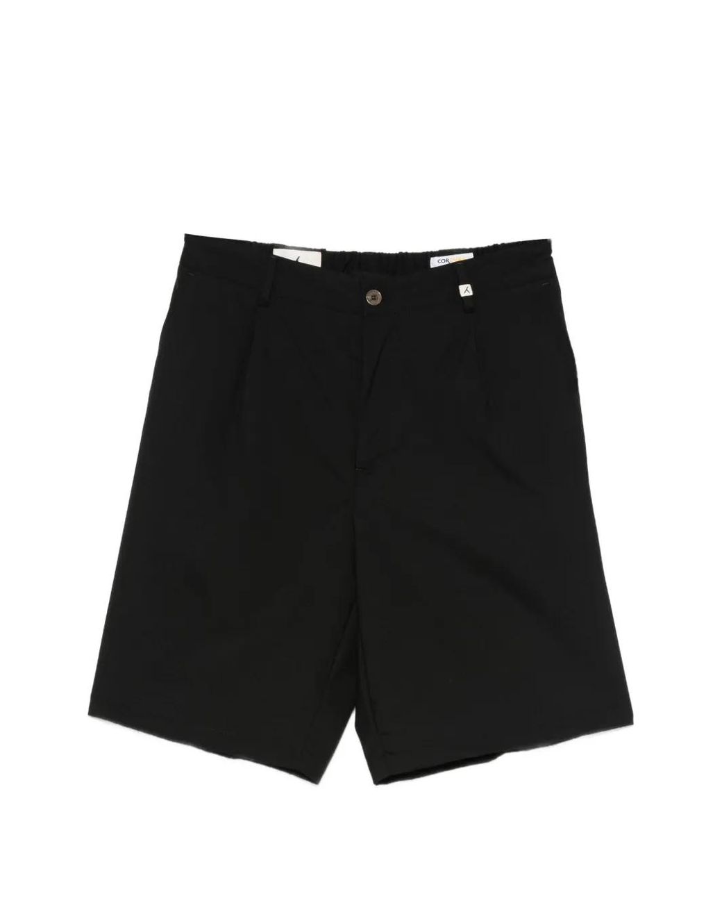 Myths Black Tailored Shorts for men