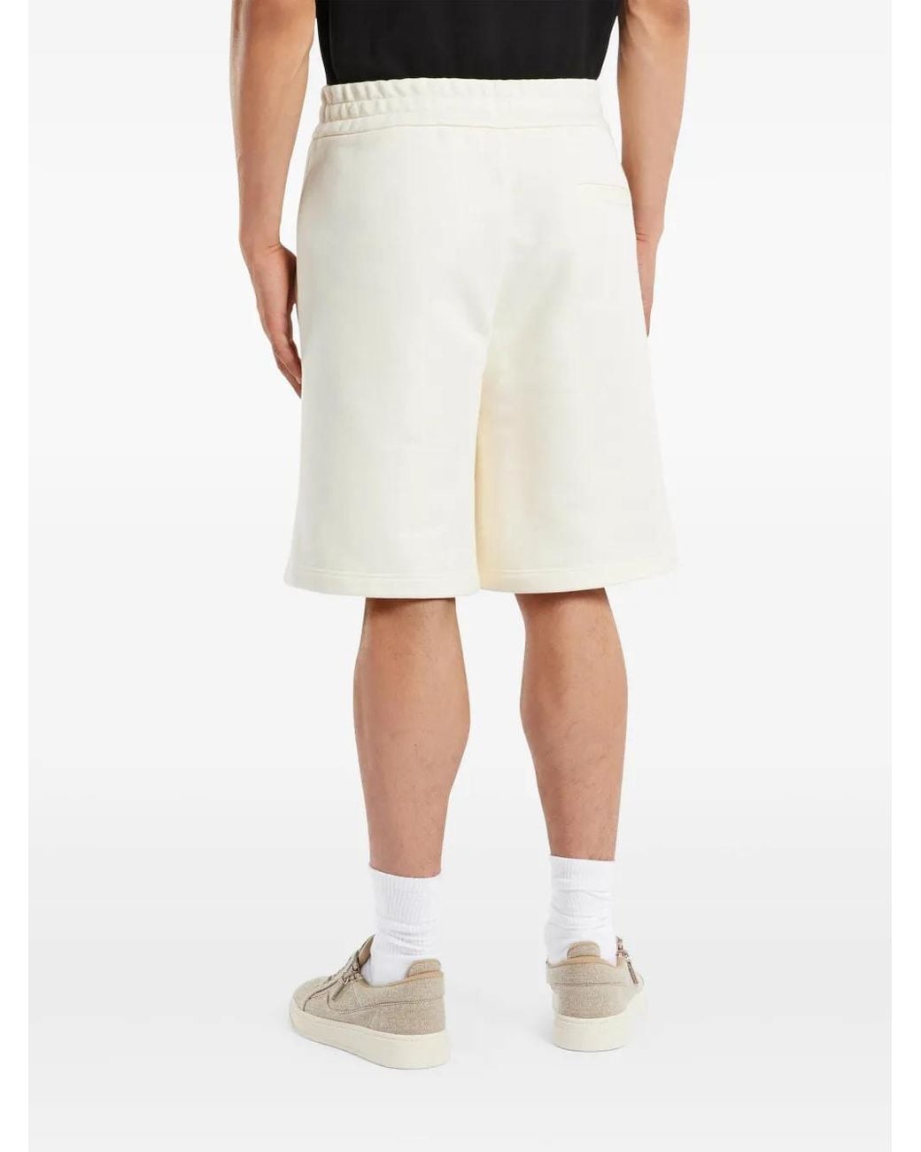 Giuseppe Zanotti Natural Lr-62 Cotton Deck Shorts for men