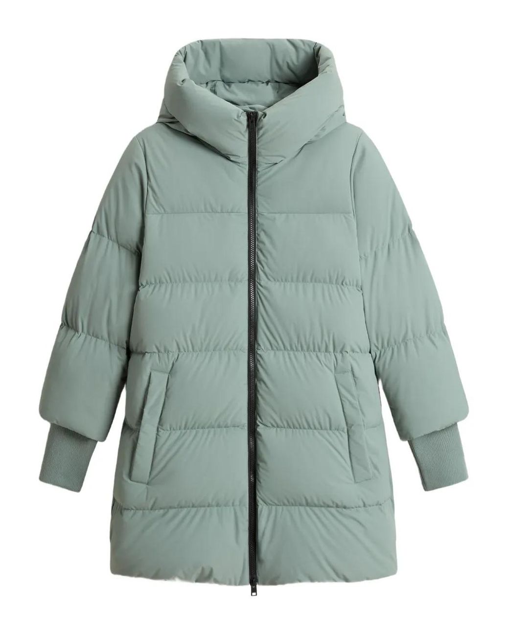 Woolrich Green Padded Quilted Jacket