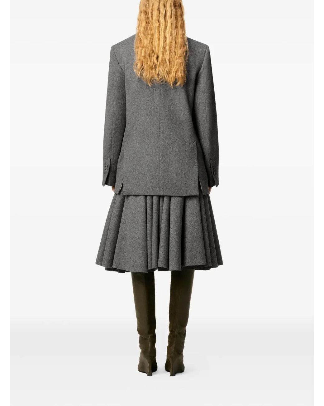 Chaqueta Con Botones AMI de color Gray