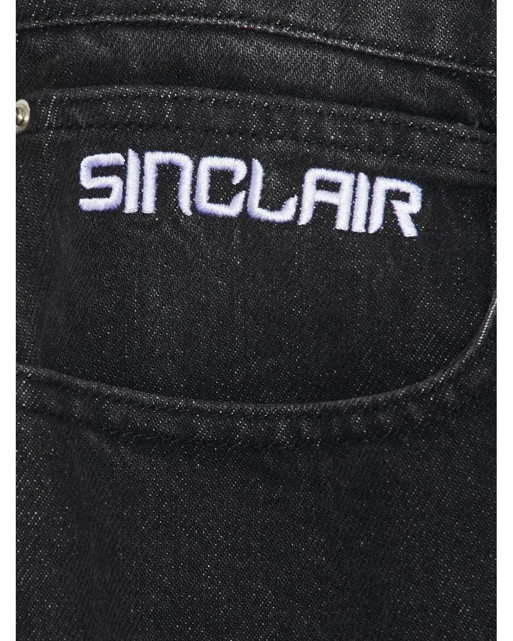 Vaqueros con paneles de patchwork Sinclair de hombre de color Black