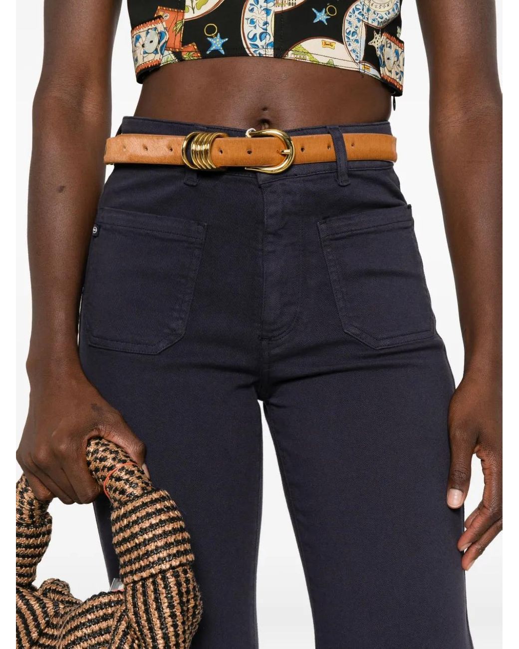 AG Jeans Blue Madi Flared Jeans