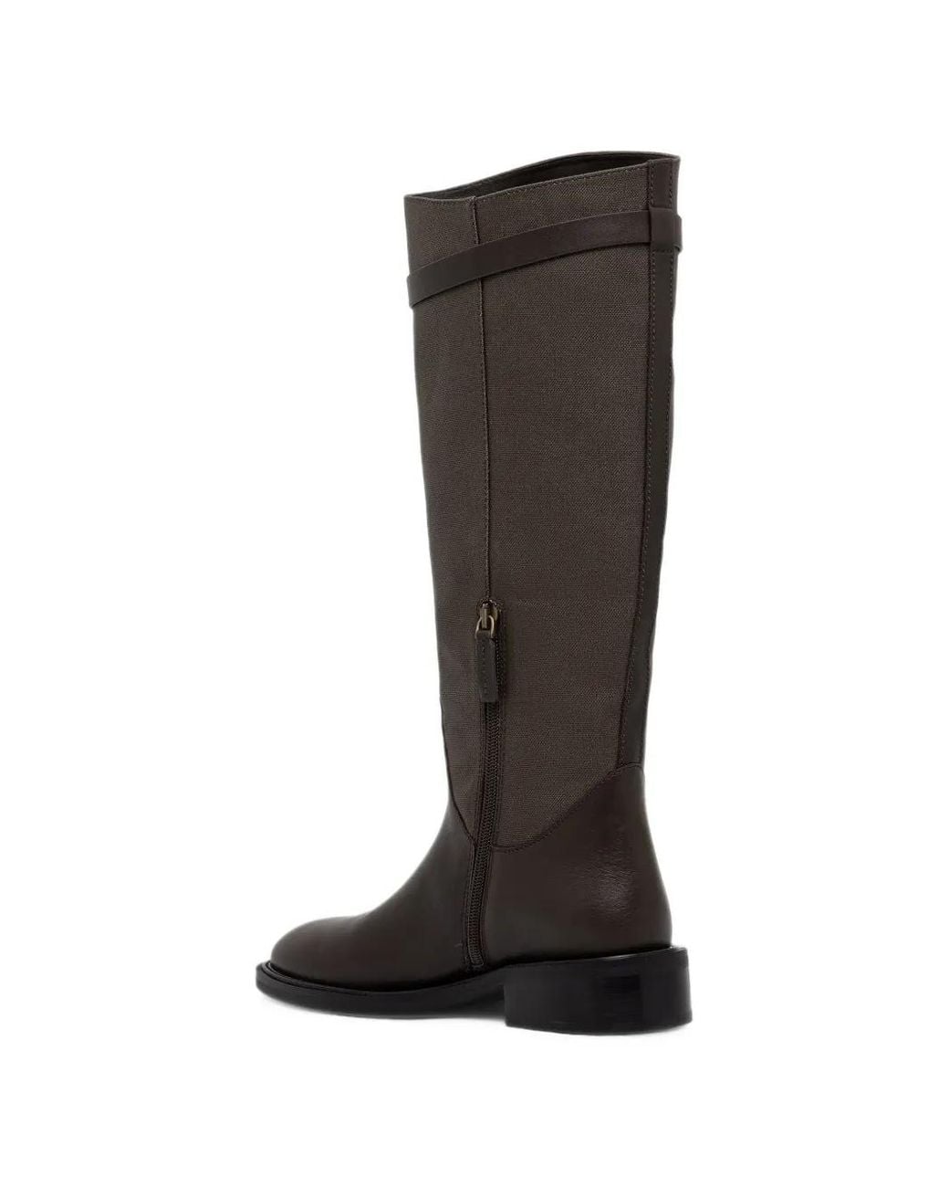 Coccinelle Black Pansy Logo-Plaque Knee-High Boots