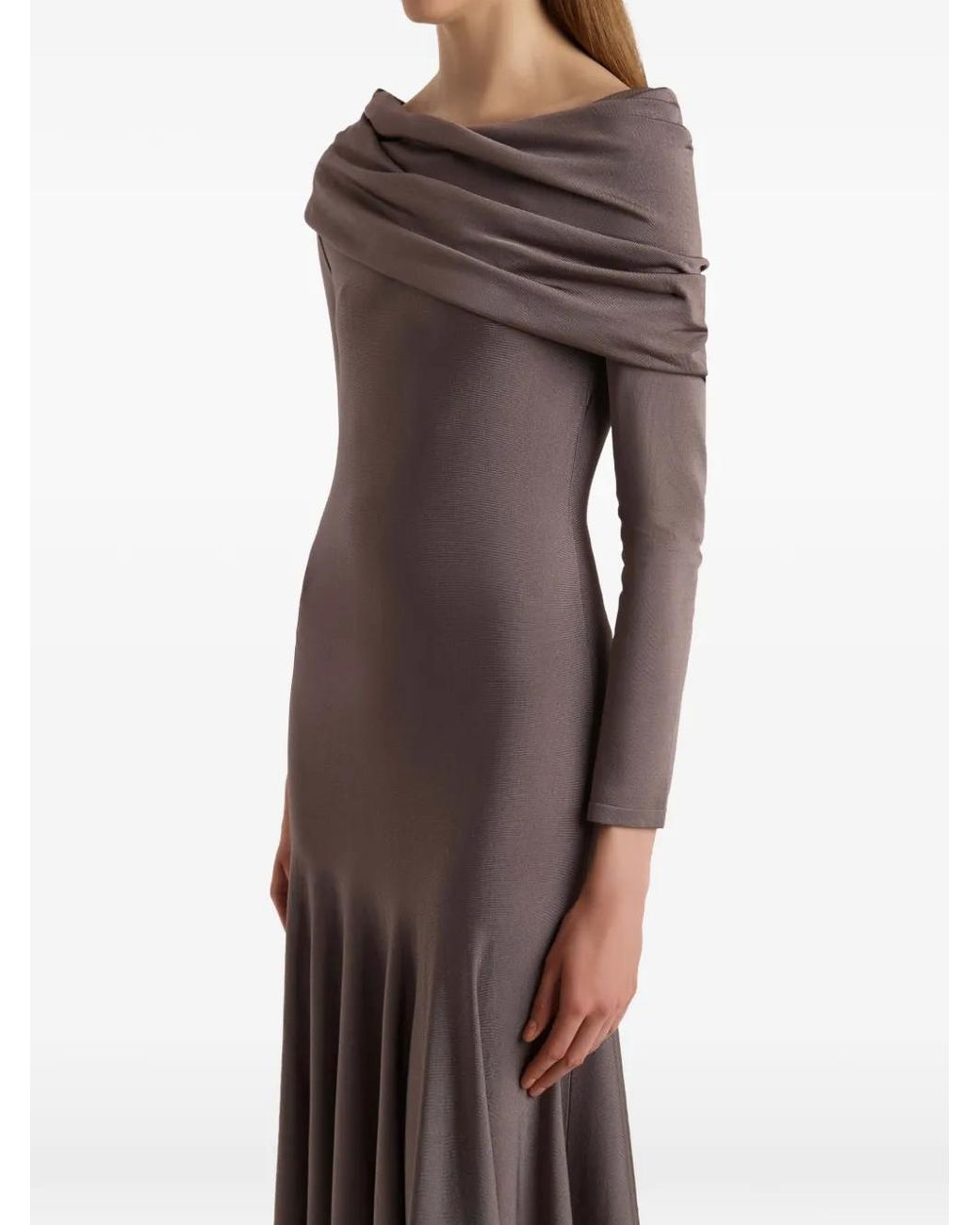 Khaite Gray Genesis Dress
