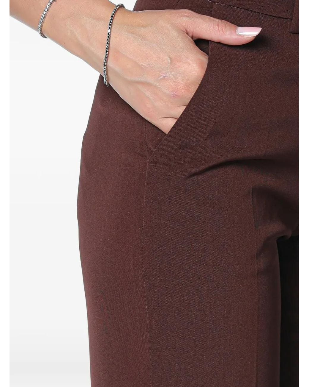 Drykorn Brown Argue Flared Trousers