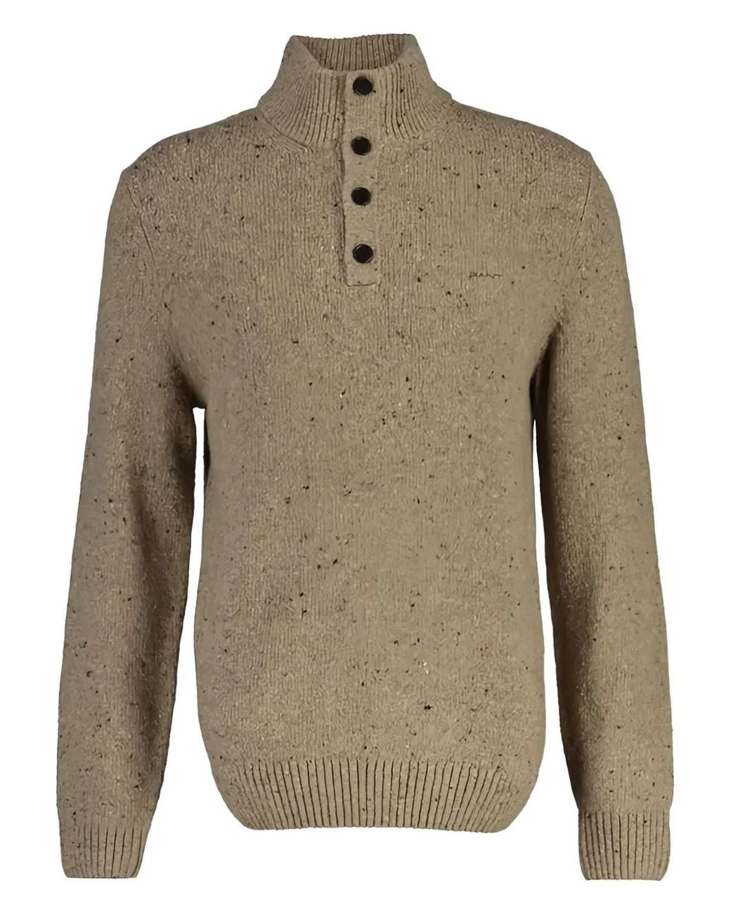 Gant Green Buttoned Sweater for men