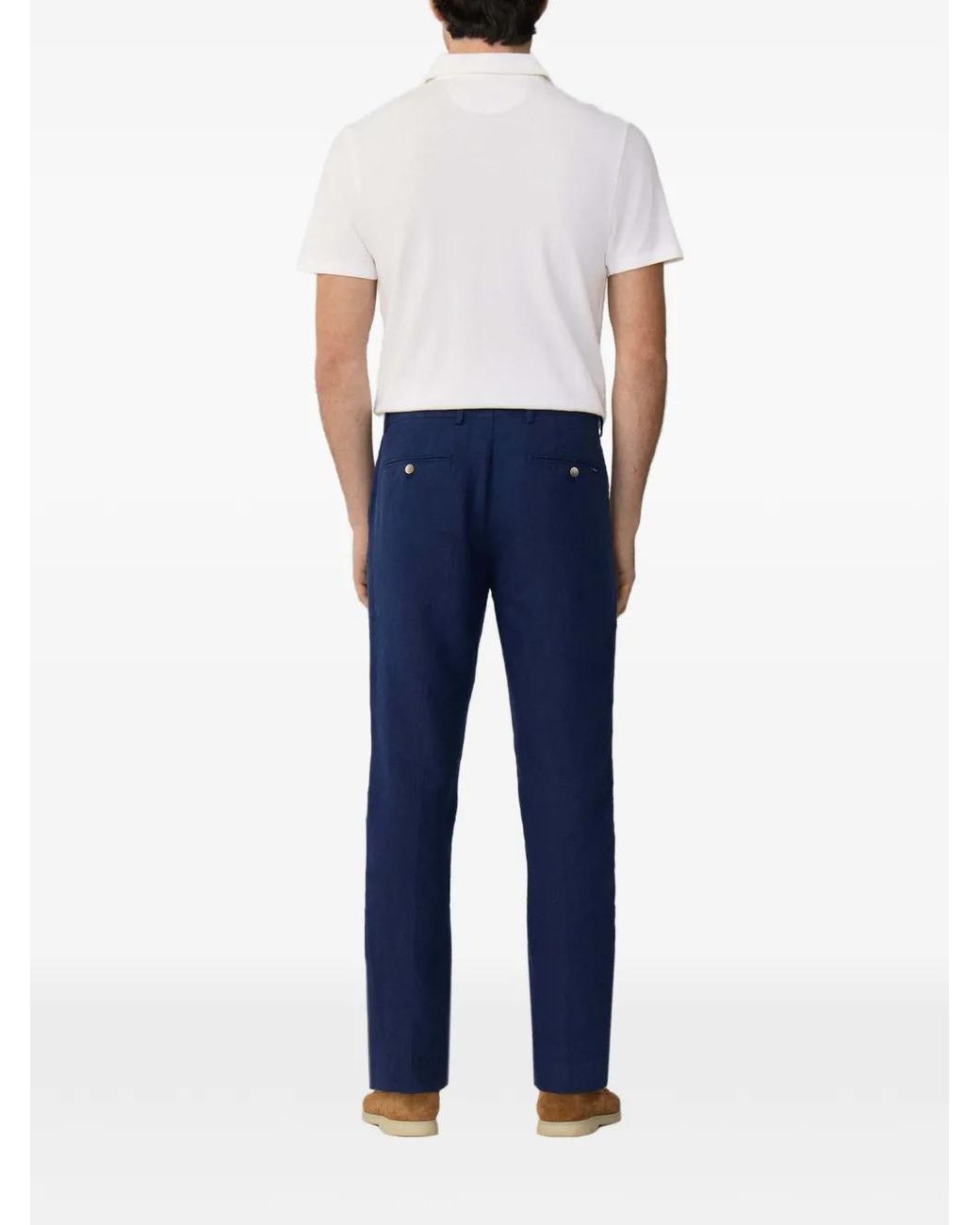 Pantalones Kensington Hackett de hombre de color Blue