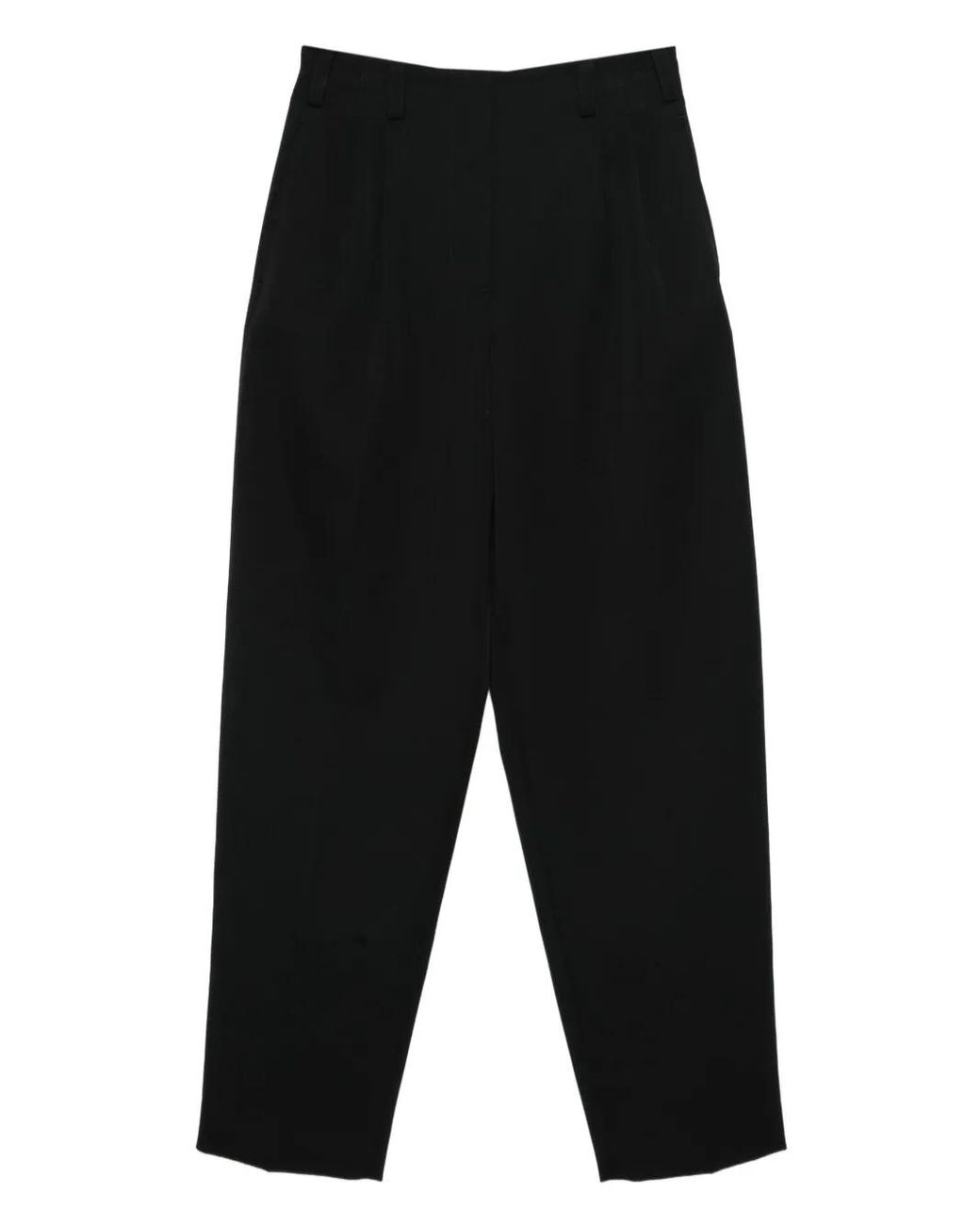 Givenchy Black Slashed Double Pleat Pants
