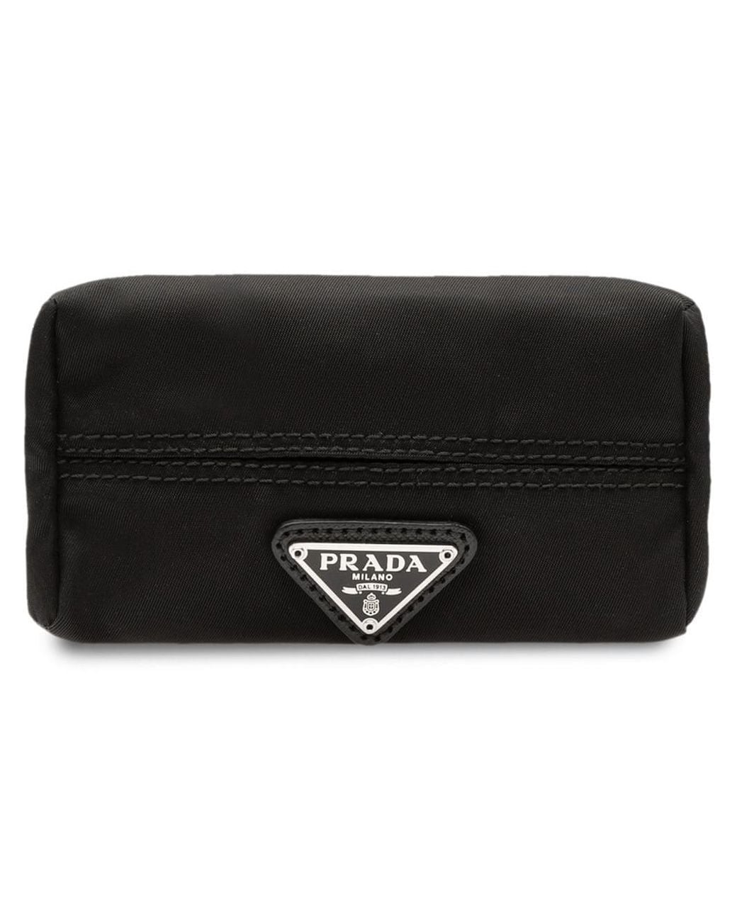 Prada Fabric Travel Tissue Holder in Black | Lyst