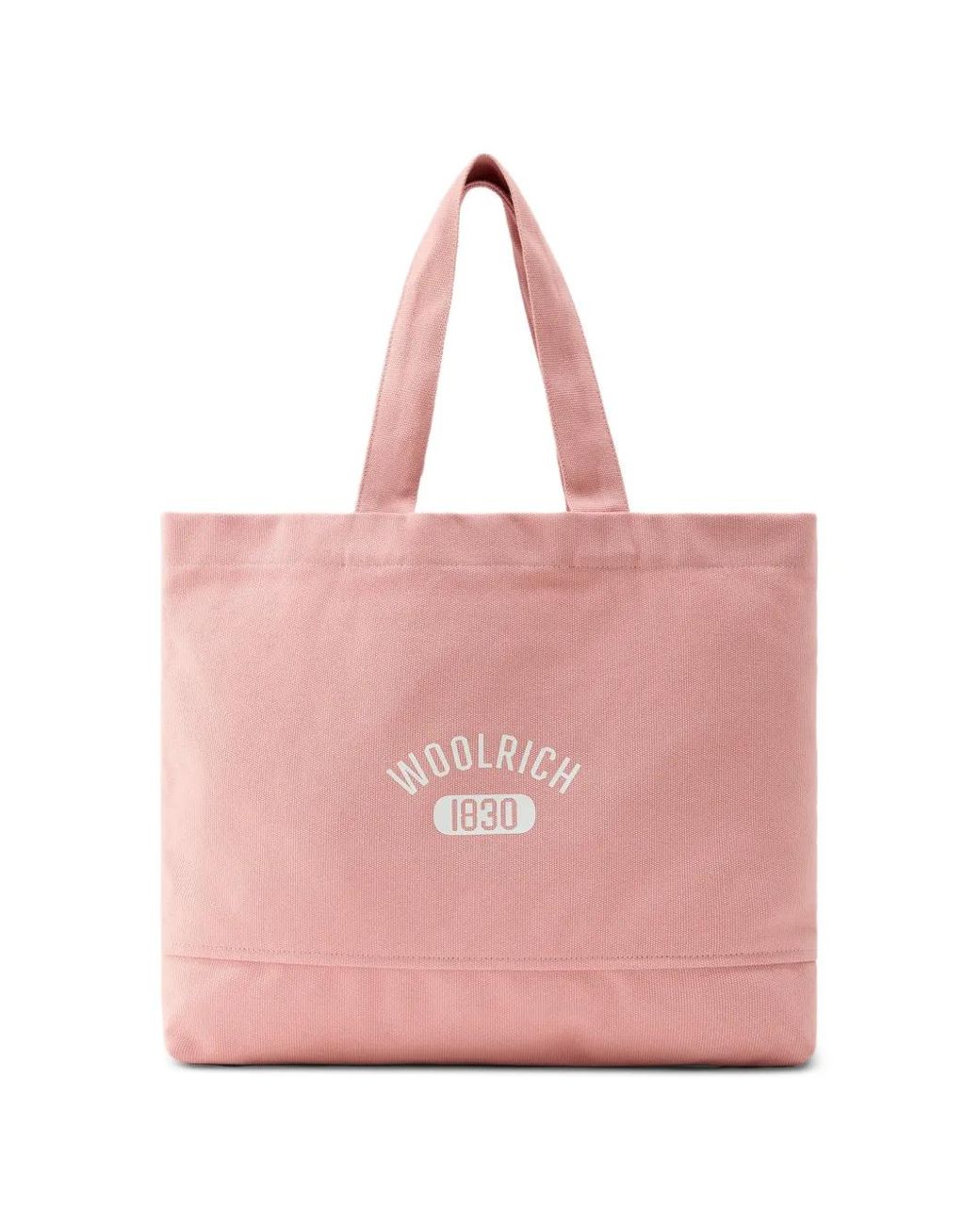 Woolrich Pink Logo-Print Tote Bag for men