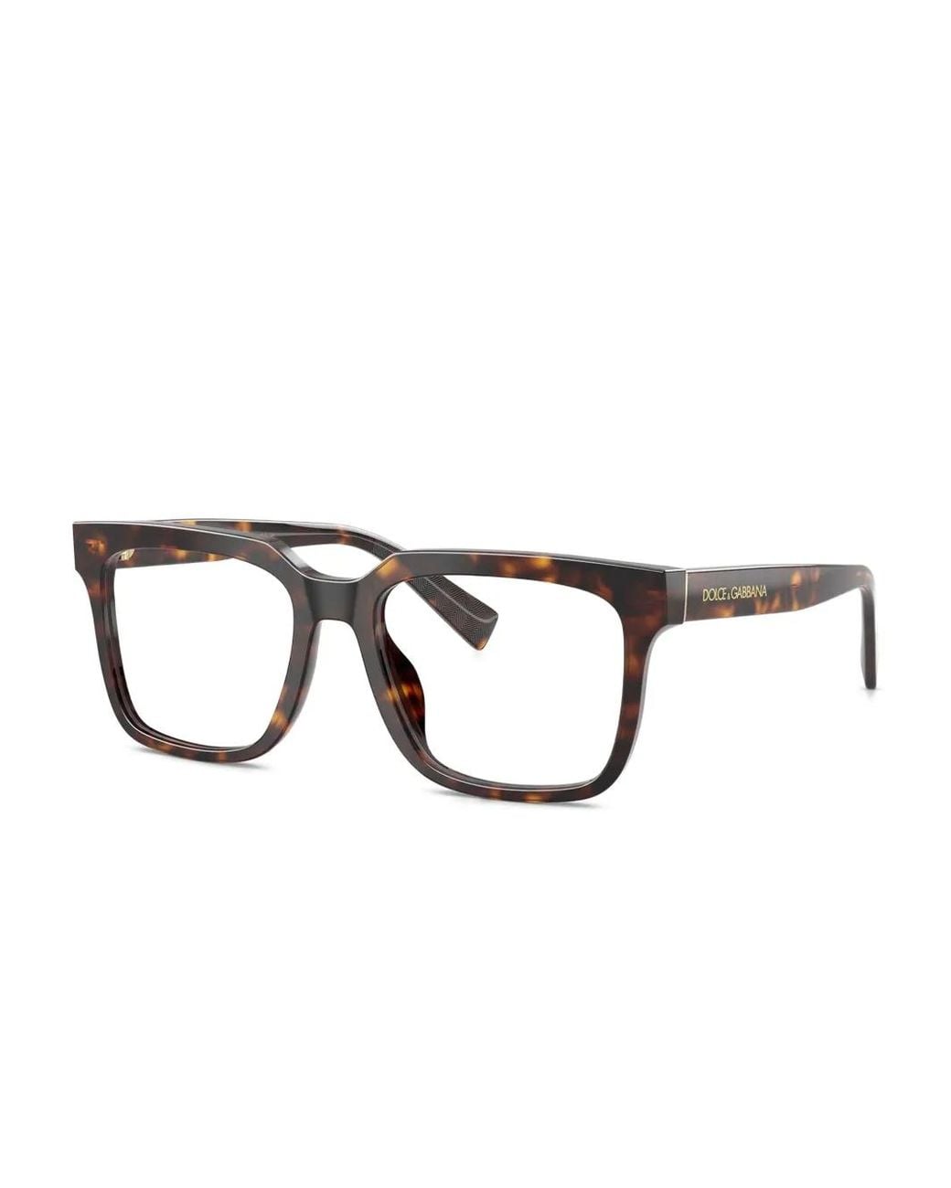 Dolce & Gabbana Brown Square-Frame Glasses for men