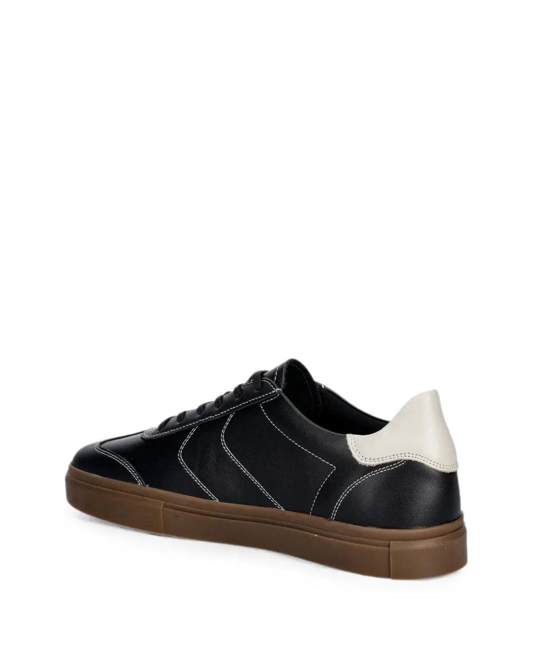 Vagabond Black Cody Contrast-Stitch Leather Sneakers
