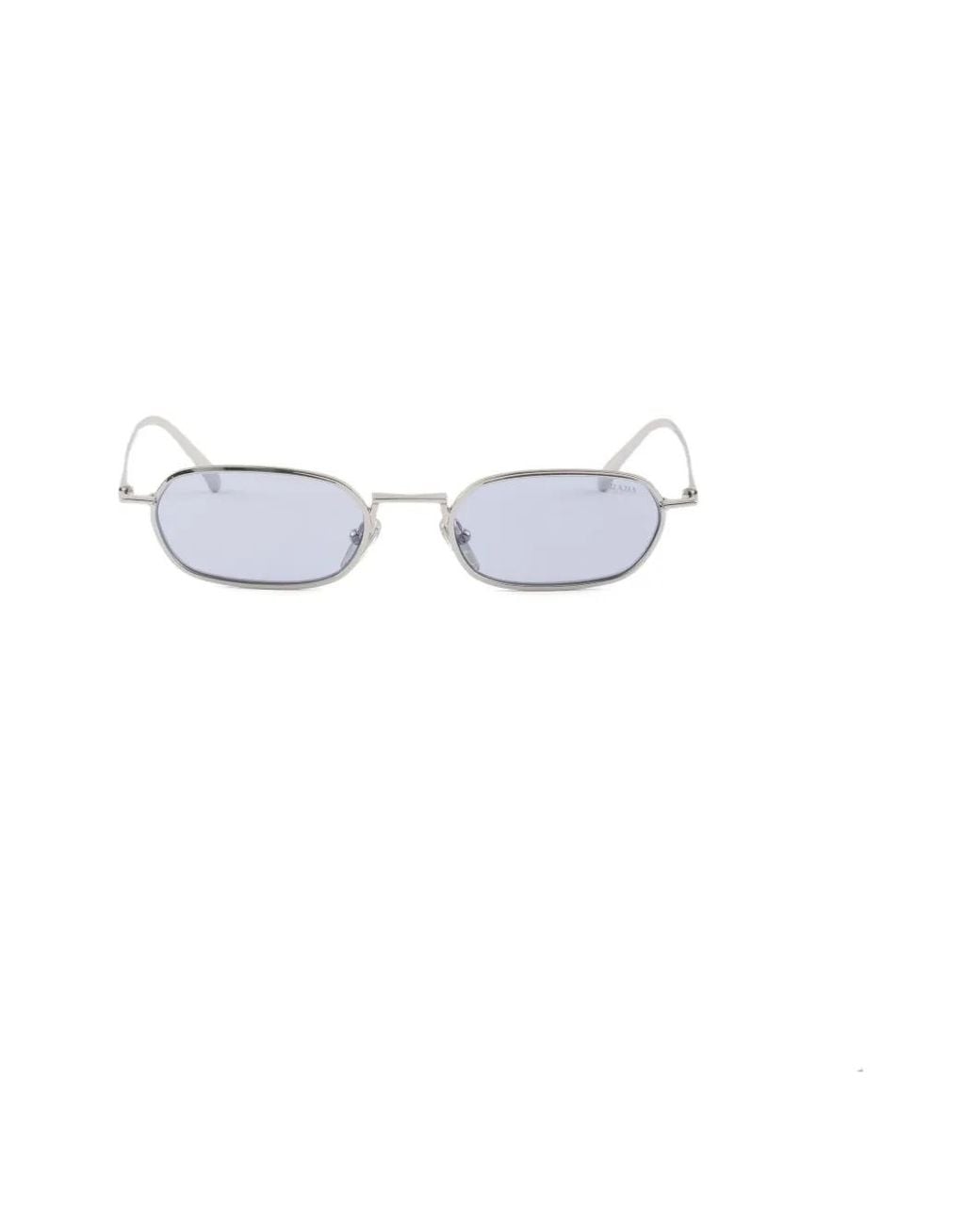 Prada White Eyewear Collection Sunglasses