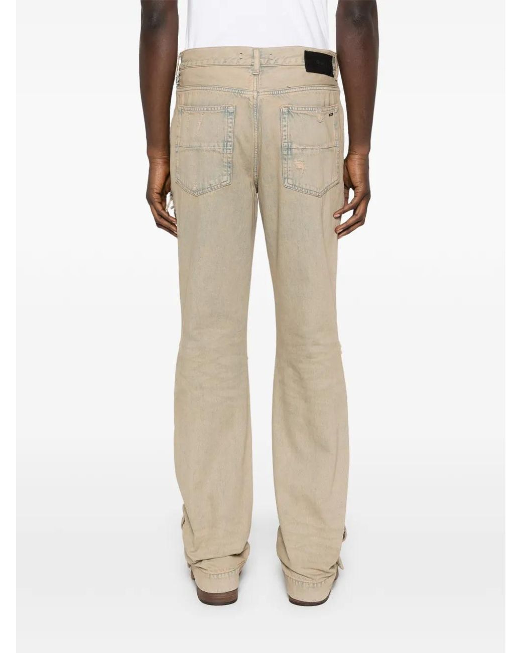 Amiri Natural Ripped Jeans for men