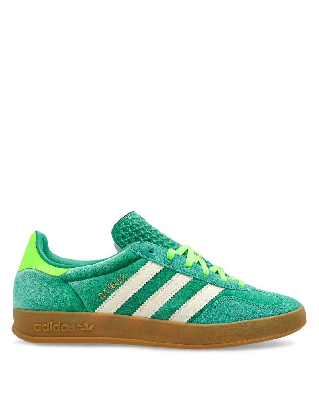 Adidas Green Sports Shoes Gazelle Indoor W