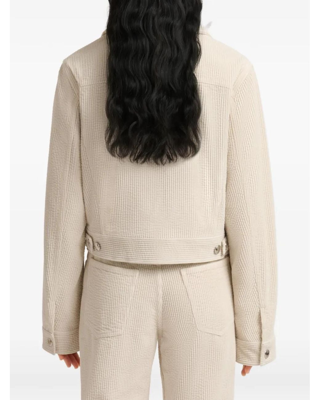 Marni Natural Corduroy Trucker Jacket