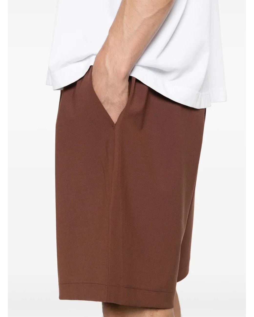 Bonsai Brown Basket Shorts for men