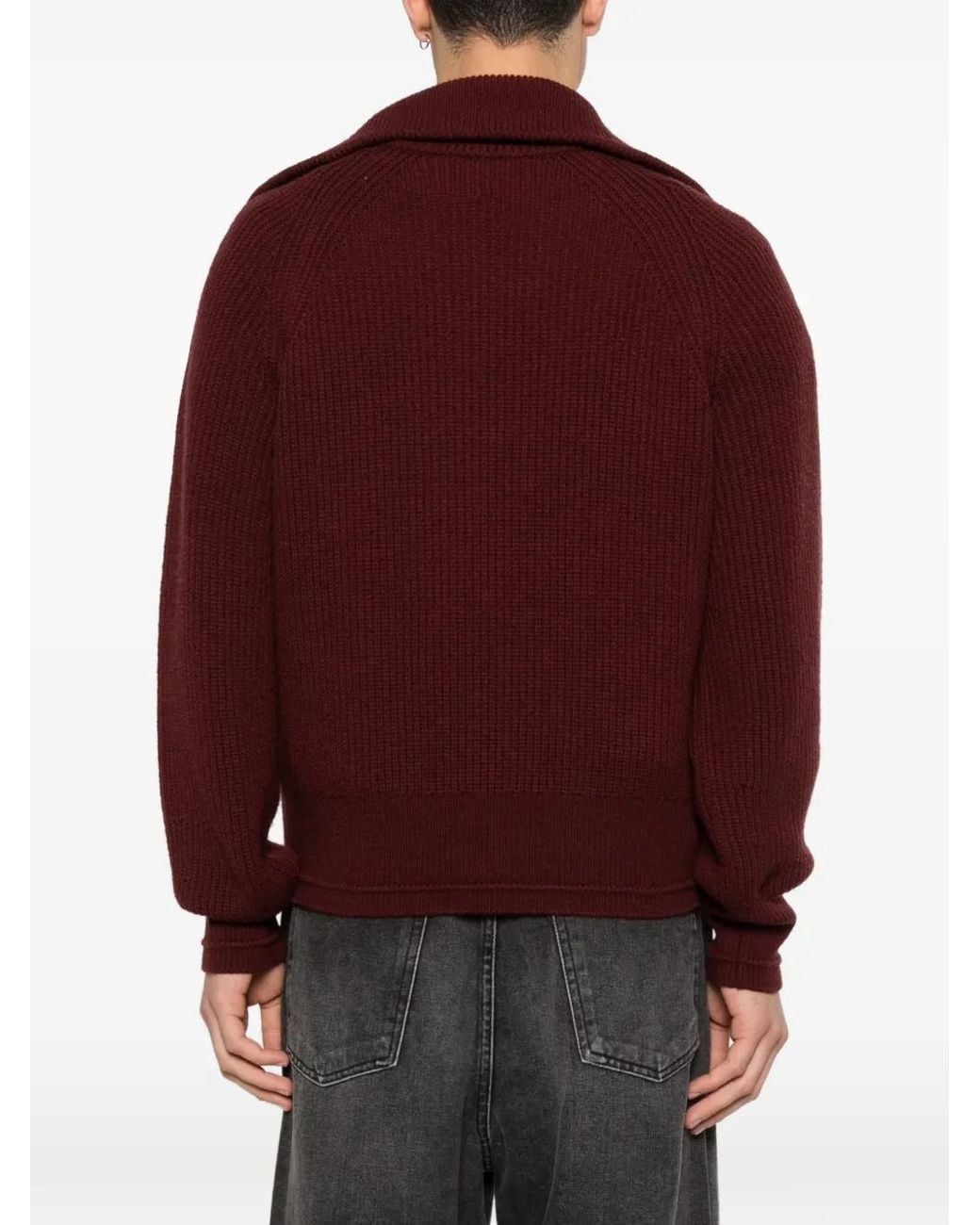 Entire studios Red Zip-Up Top for men