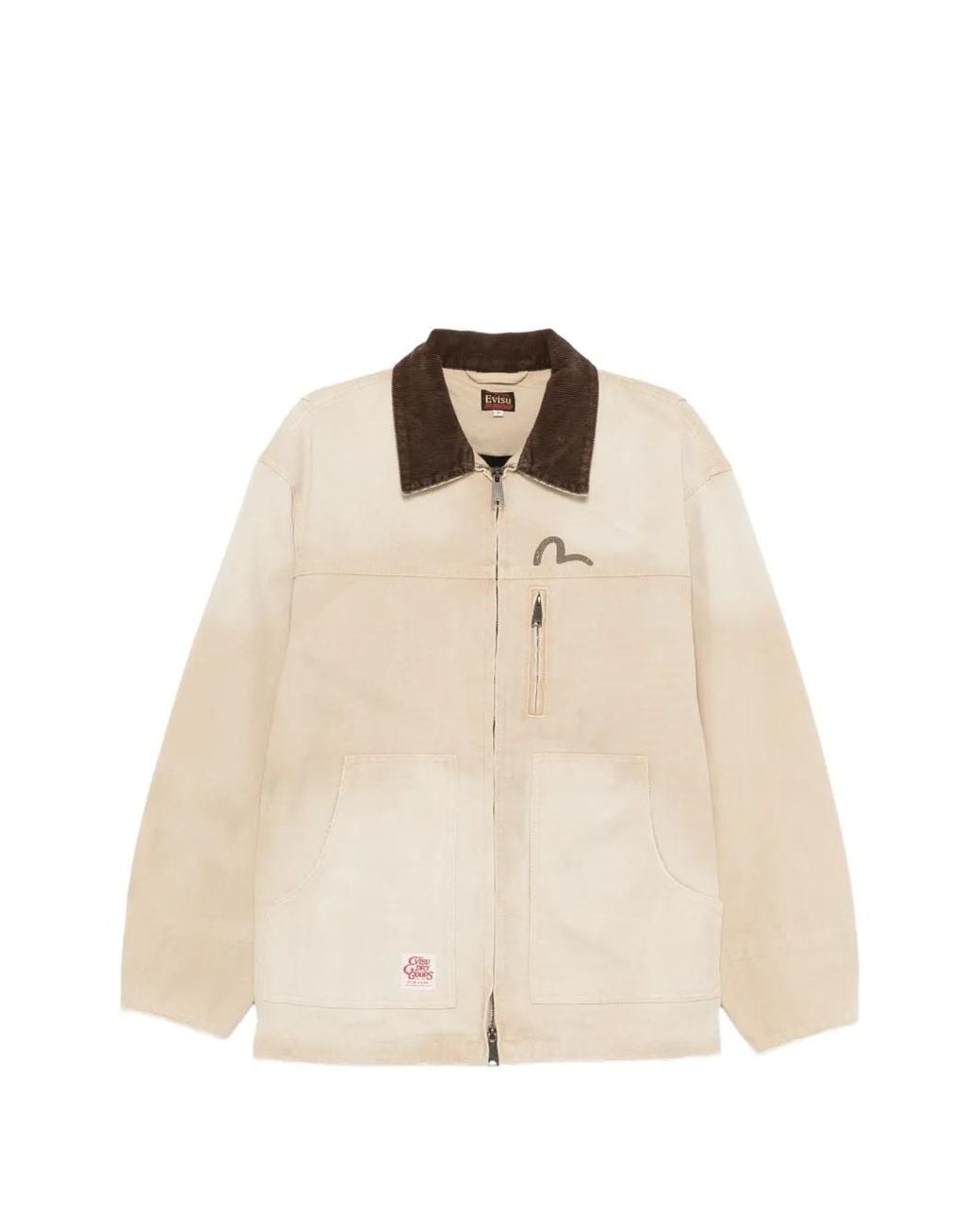 Evisu Natural Logo-Patched Jacket for men