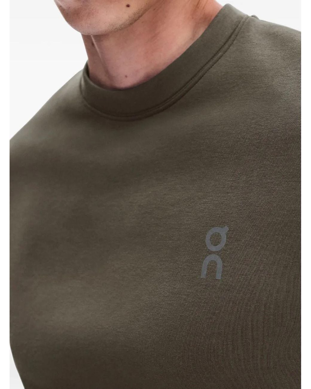 On Shoes Green Focus Tech Crew Sweater for men