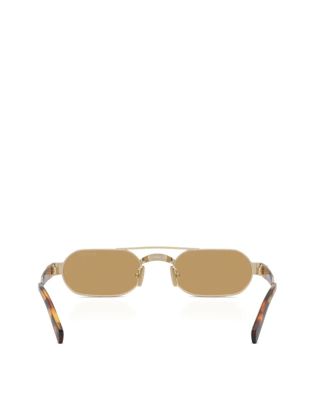 Miu Miu Metallic Geometric-Frame Sunglasses