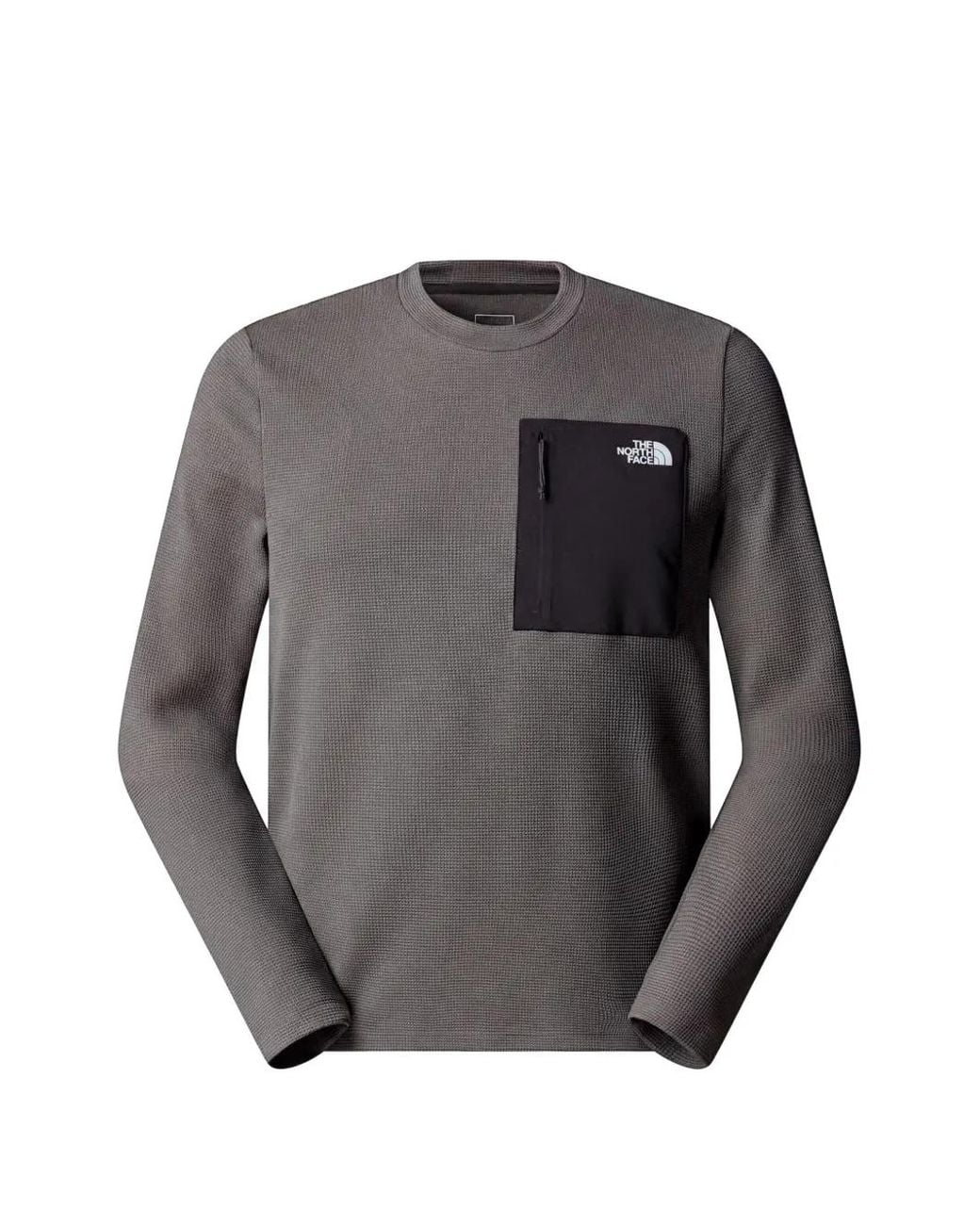 The North Face Gray Kecha Crew-Neck Sweater for men