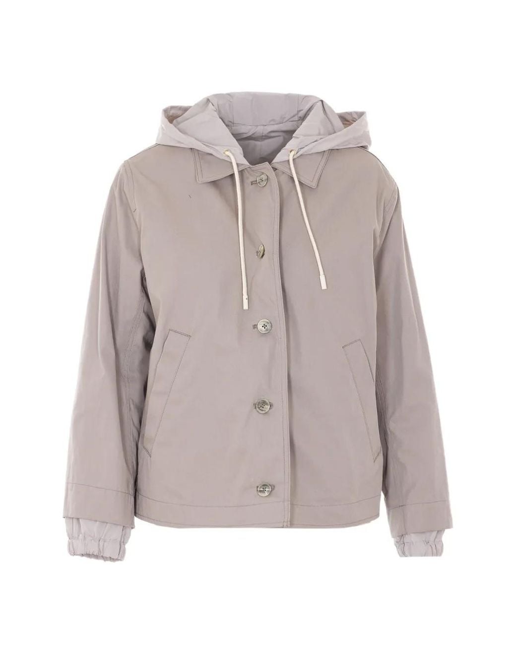 Chaqueta Reversible Con Capucha Herno de color Gray