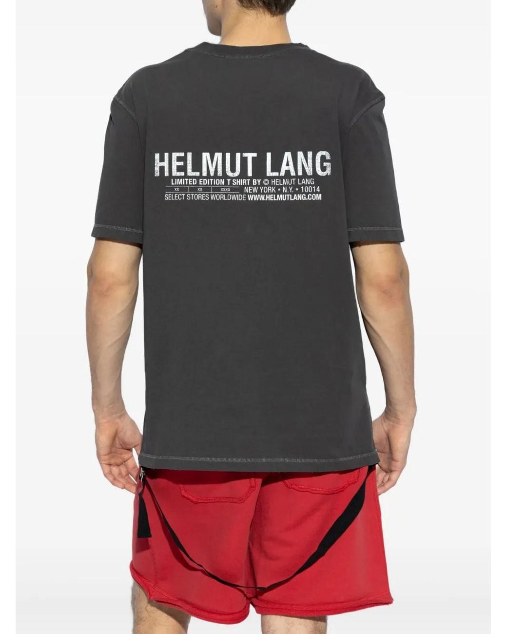 Helmut Lang Black T-shirts And Polos for men