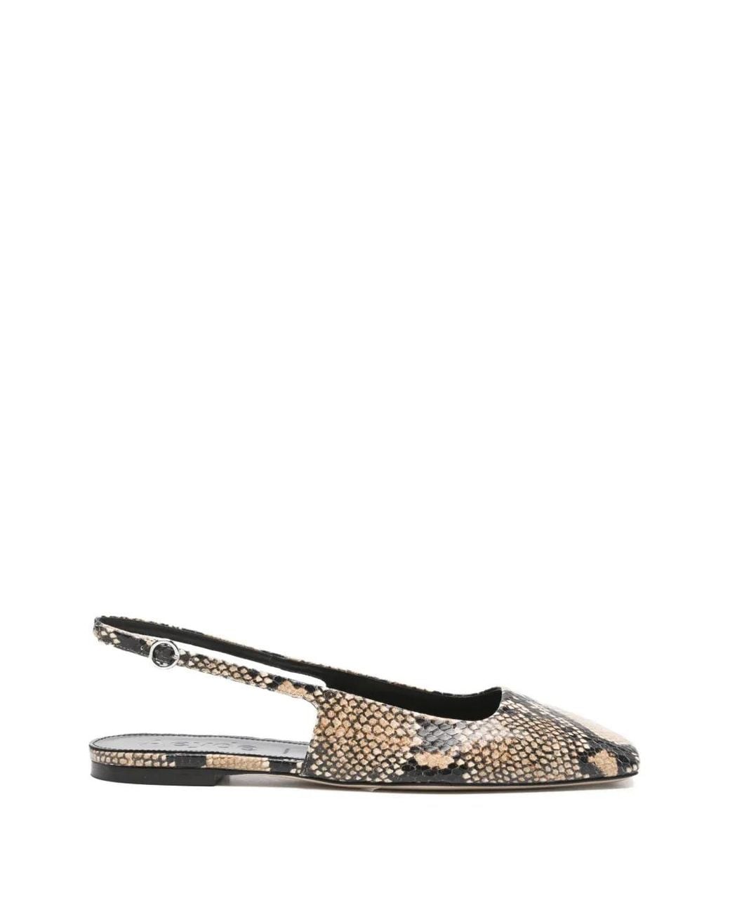 Aeyde White Liya Print Liya Pumps