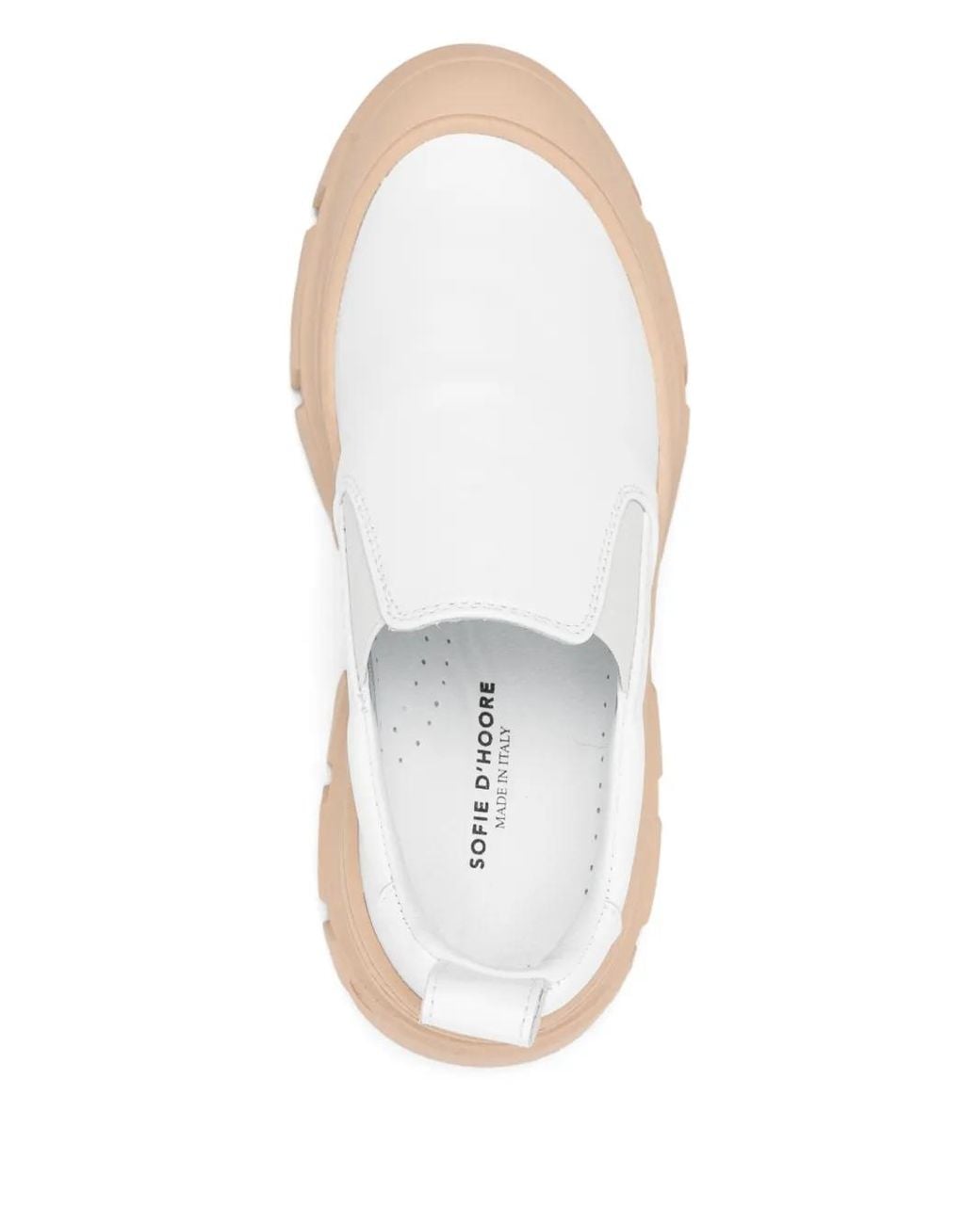 Sofie D'Hoore Pink Leather Sneakers