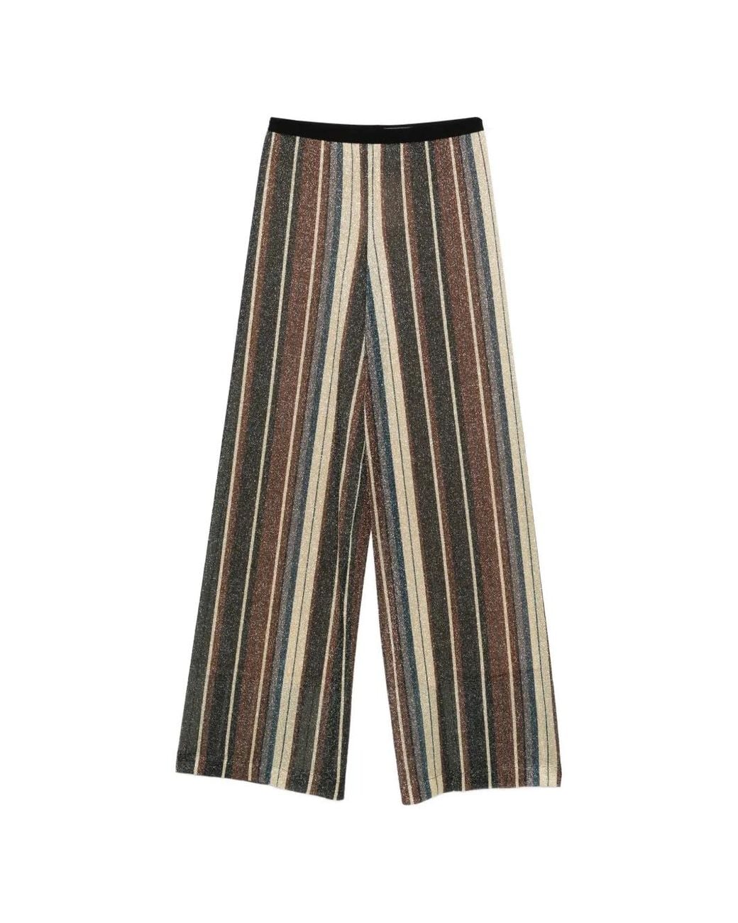 Siyu Natural Zoe Striped Trousers