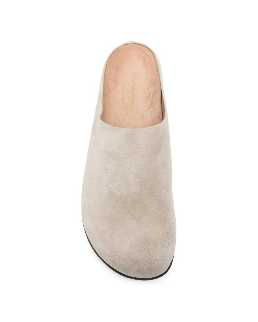 Common Projects White Suede Clogs for men