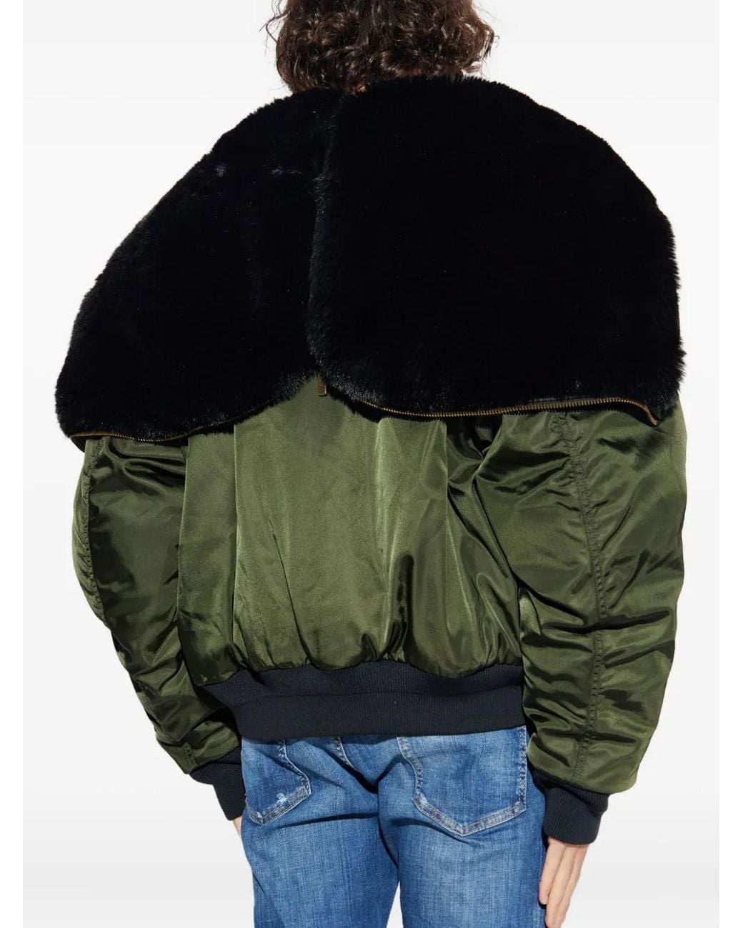 DSquared² Jassen ,Groen ,Leer Geïsoleerde Jas in het Green voor heren