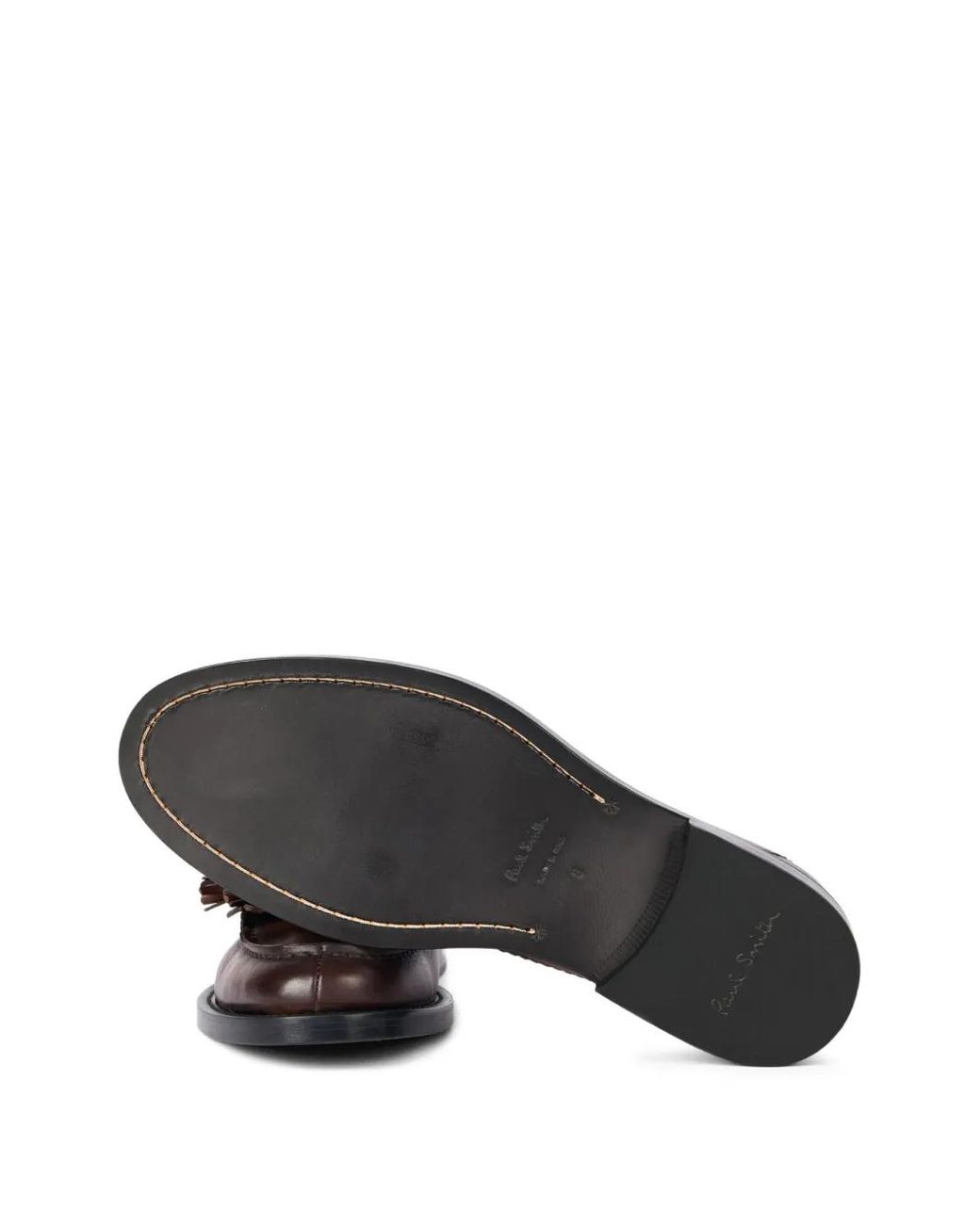Paul Smith Brown Tassel-Detail Leather Loafers for men