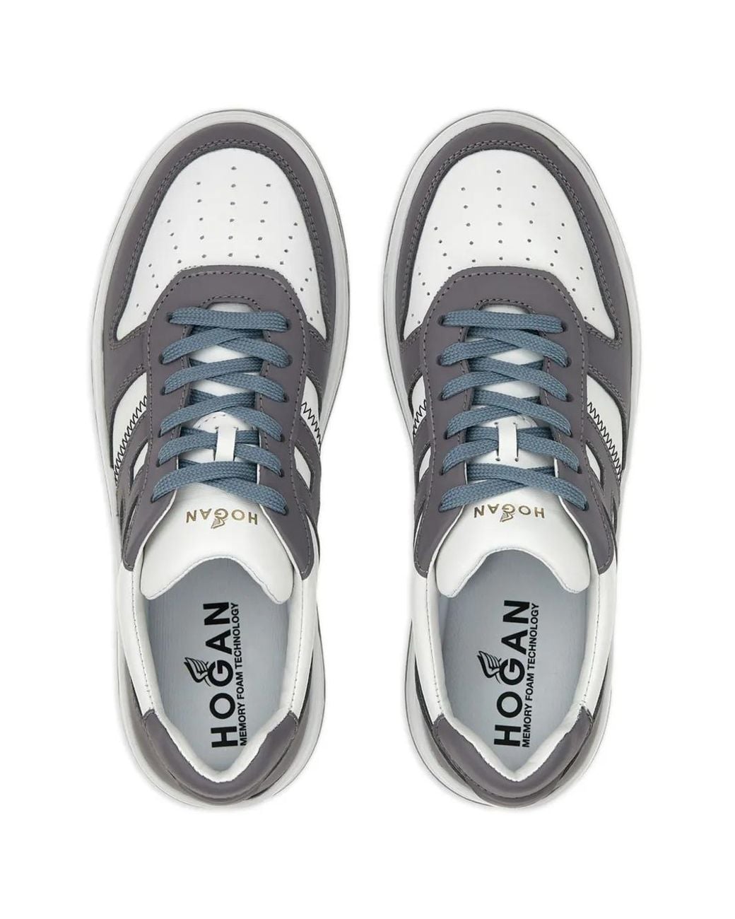 Hogan H630 Sneakers Mit Perforierung in White für Herren