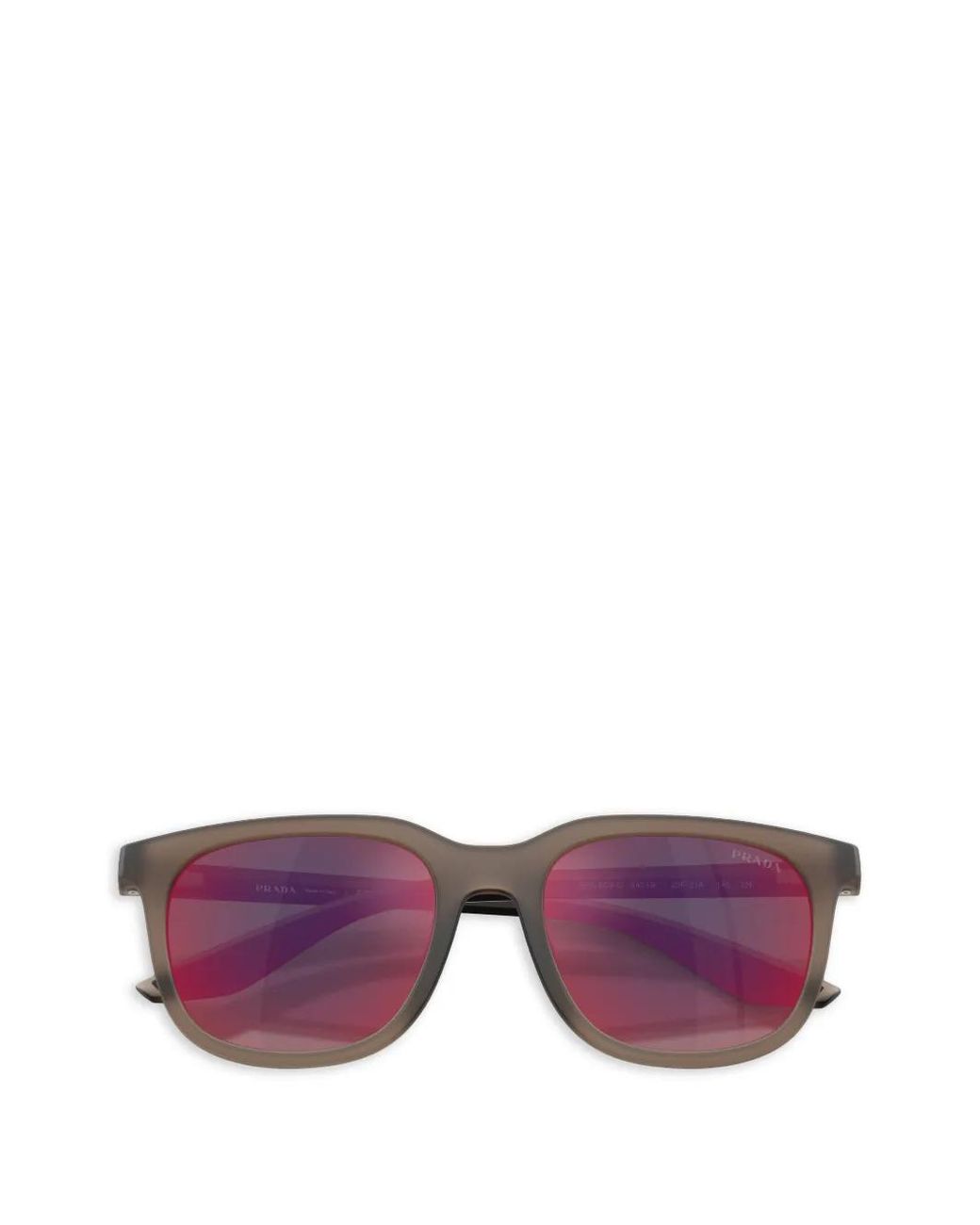 Occhiali Da Sole Squadrati di Prada Linea Rossa in Purple da Uomo